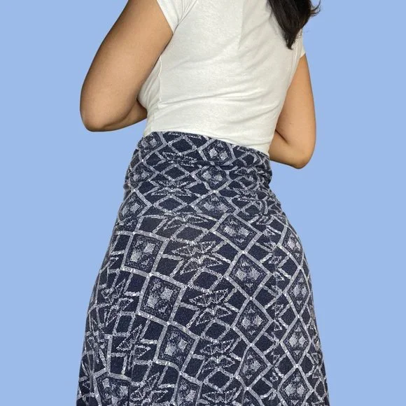 Boho Patterned Maxi Skirt - Picture 4 of 4